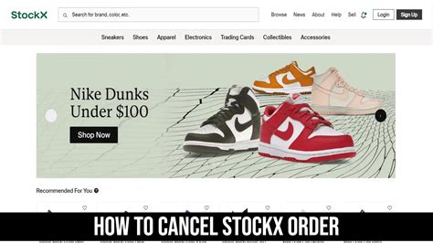 can you return fake shoes on stockx|how to cancel stockx order.